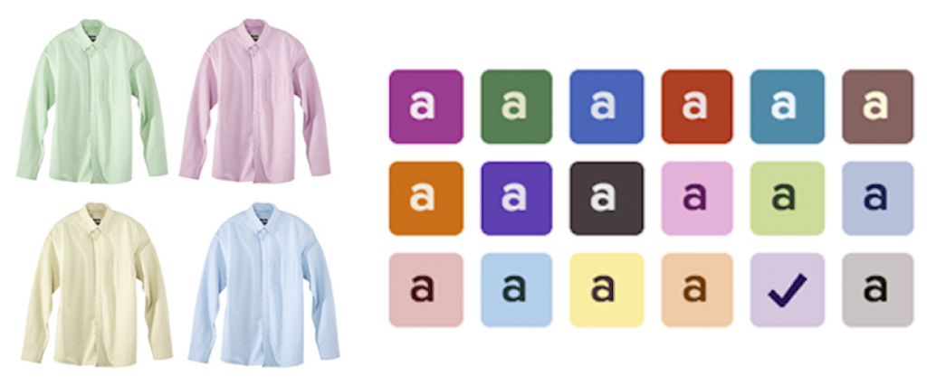 pastel shirts and projects