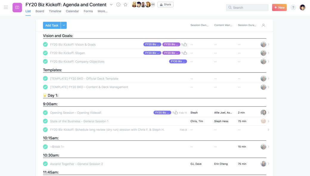 Event Planning Advice from Asana’s Corporate Events Team - The Asana Blog