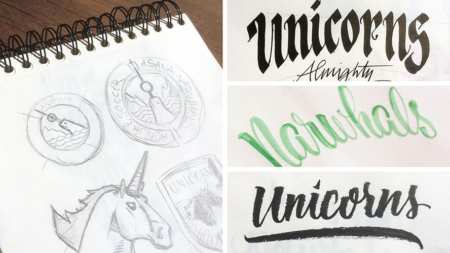 A love for soccer, design, unicorns, and narwhals