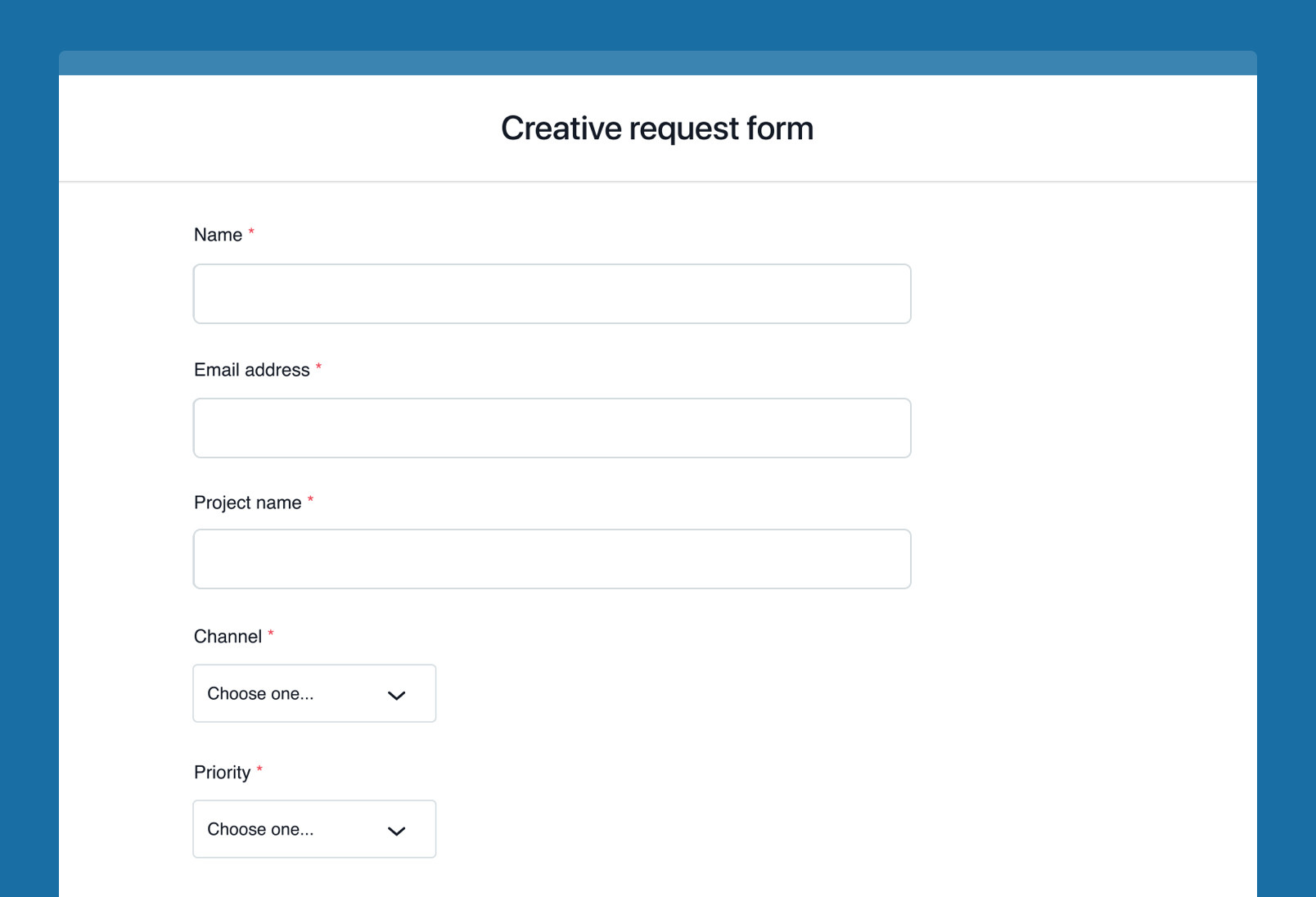 New Asana Forms feature standardizes how info is submitted to your team