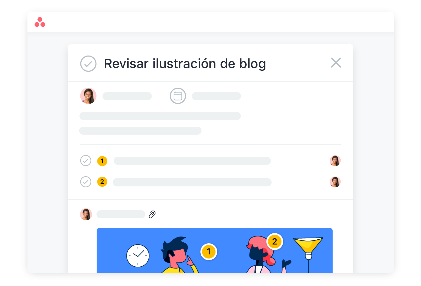 Aporta Comentarios Practicos Sobre Diseno Con La Verificacion De Asana